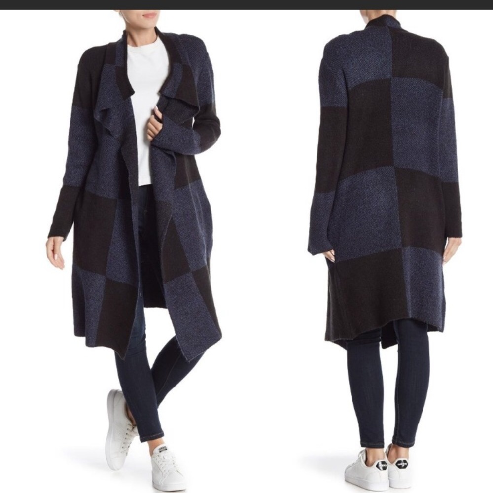 Joseph A Shawl Collar/Funnel Collar Button Down Coat - Size Large